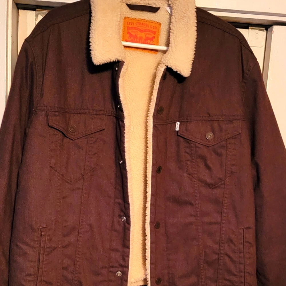 Levi's Chocolate Trucker Jacket XL